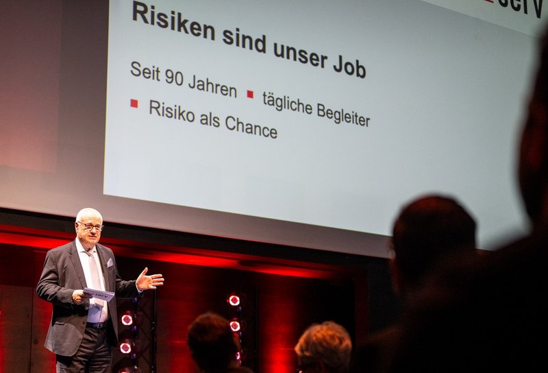 Peter Gisler auf der Bühne