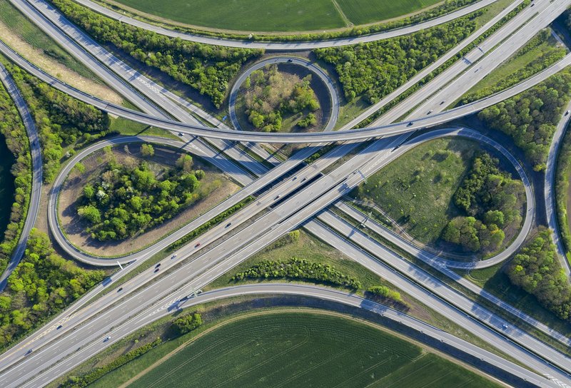 Autobahnkreuzung